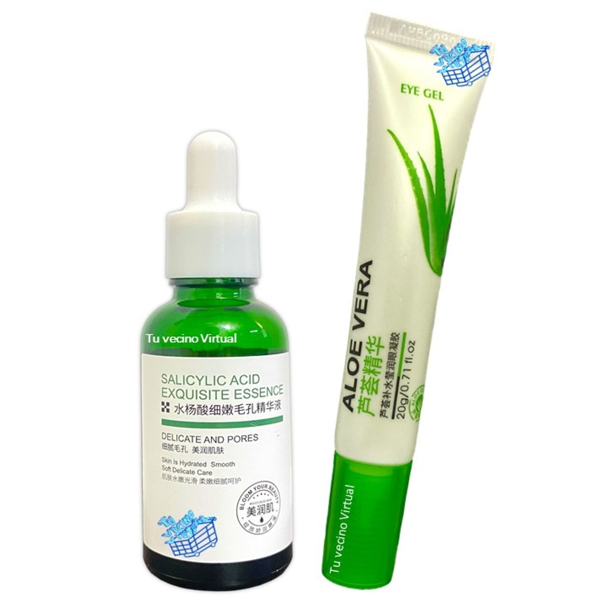 BIOAQUA - Serum Acido Salicilico +Contorno aloe vera Bioaqua