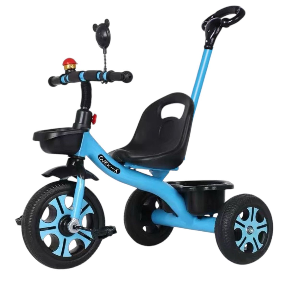 MULTIPLACE COLOMBIA - Triciclo paseador para niños importado en aluminio Azul