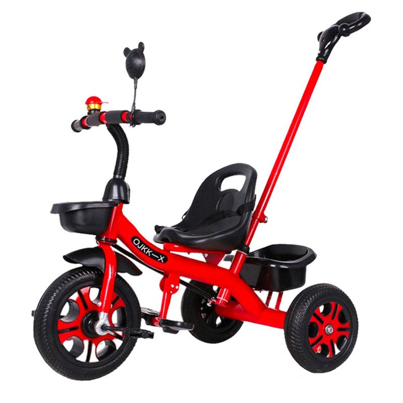 MULTIPLACE COLOMBIA - Triciclo paseador para niños importado en aluminio  ROJO