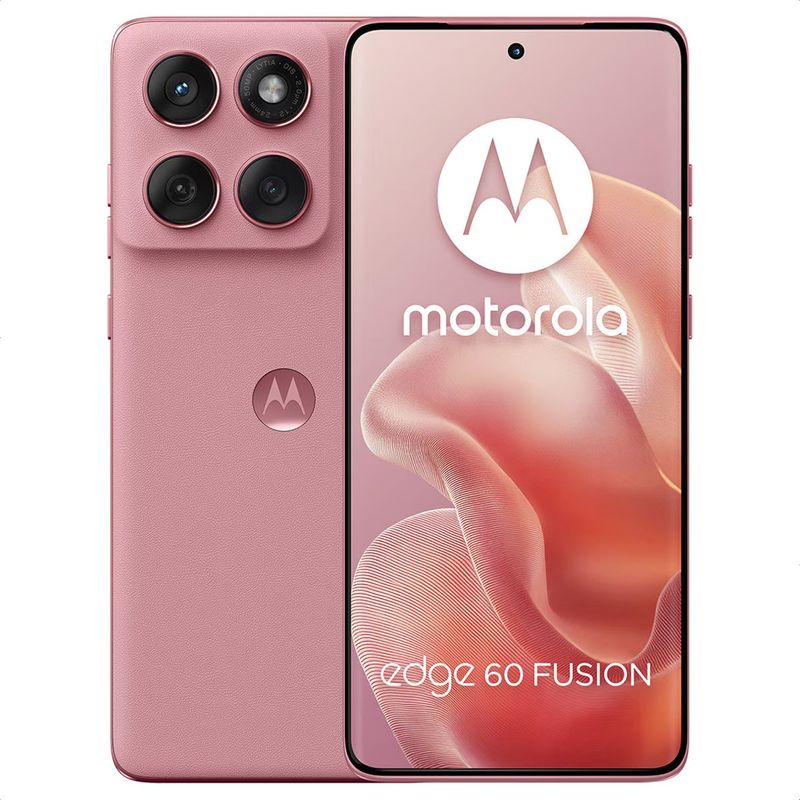 MOTOROLA - Celular Motorola Edge 60 Fusion 5G Dual Sim 256GB /8GB, Rosa