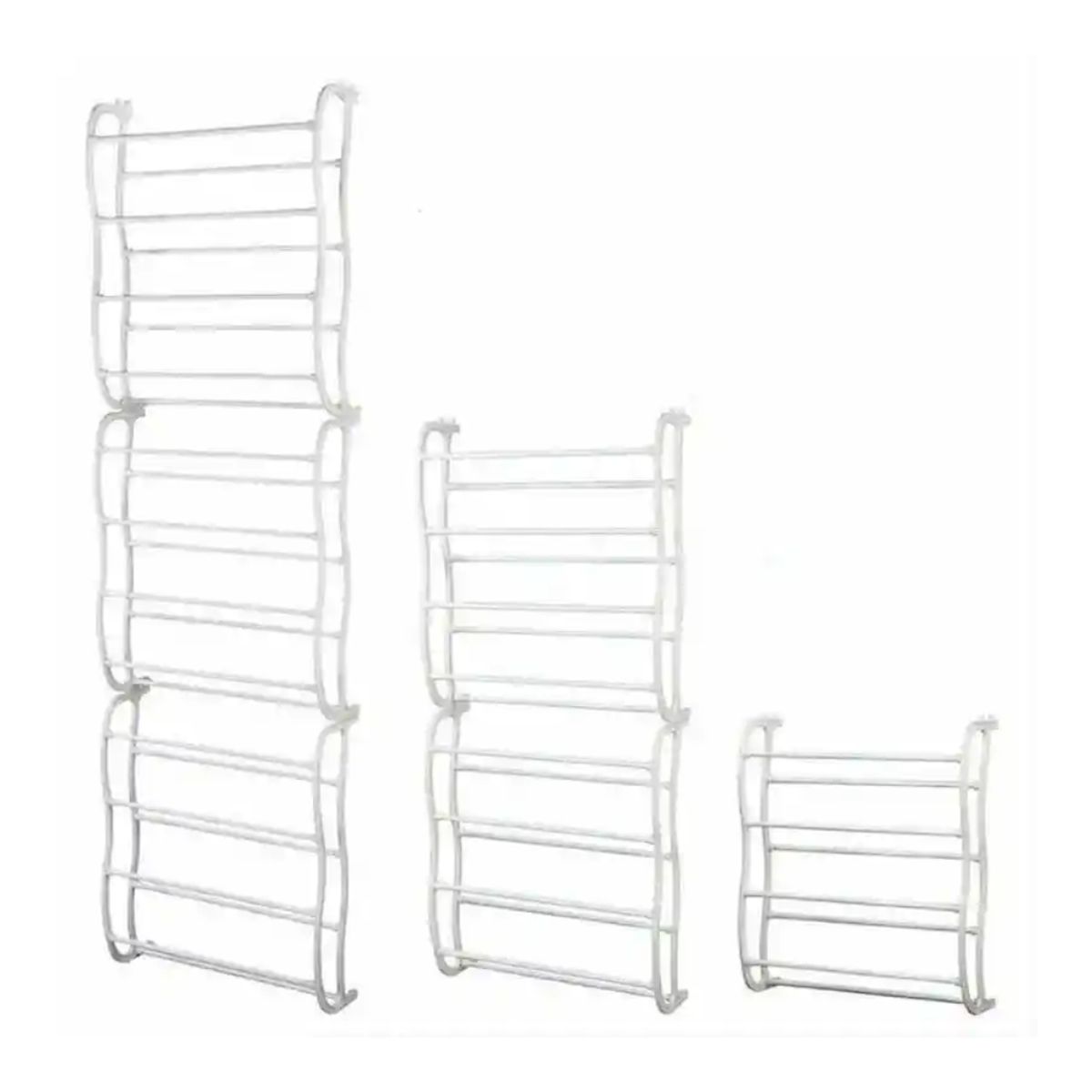 GENERICO - Organizador Zapatos Puerta Rack 36 Pares Resistente Zapatero