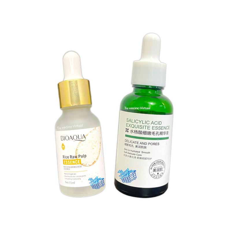BIOAQUA - Serum Acido Salicilico + Suero de Arroz de BioaQua 15mL