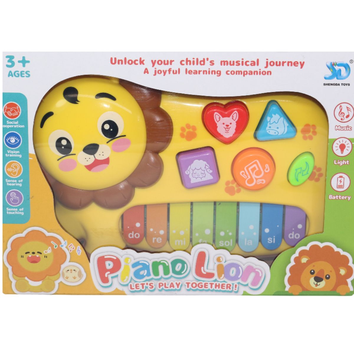 JUGUETELANDIA - Piano León Caja Juguete Musical