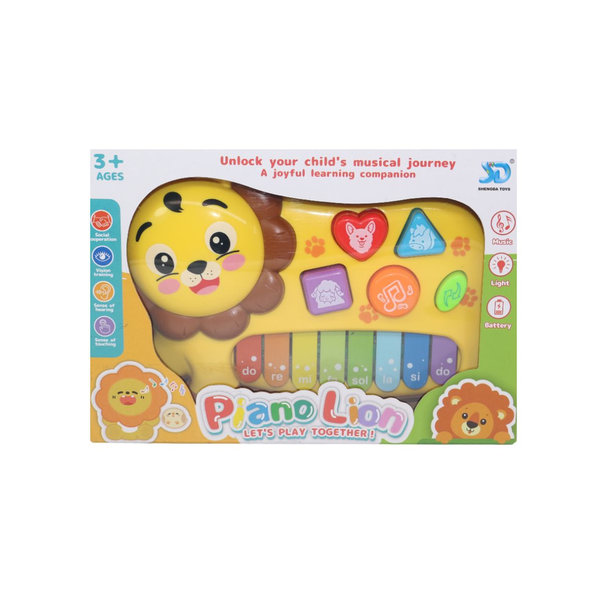 JUGUETELANDIA - Piano León Caja Juguete Musical