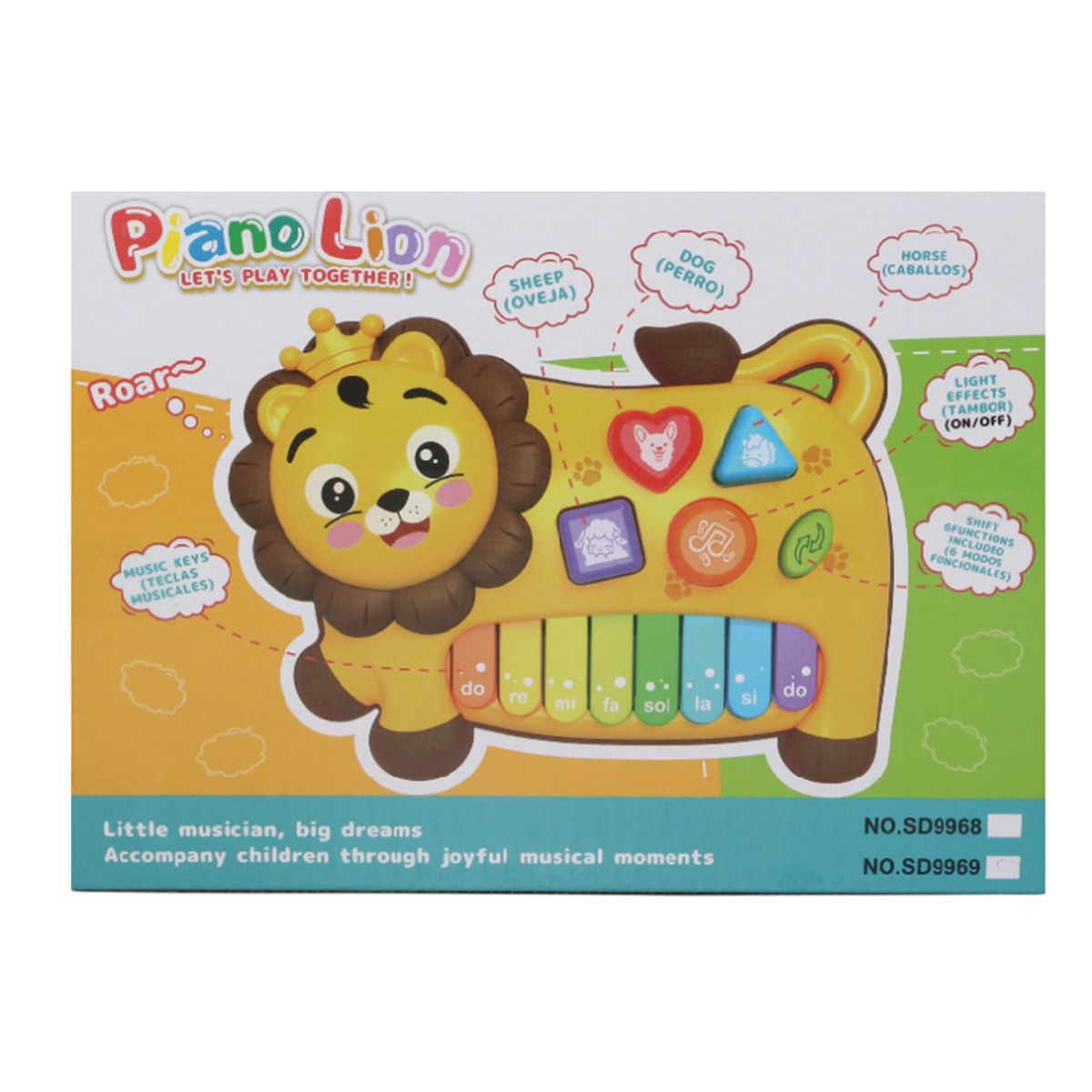 JUGUETELANDIA - Piano León Caja Juguete Musical