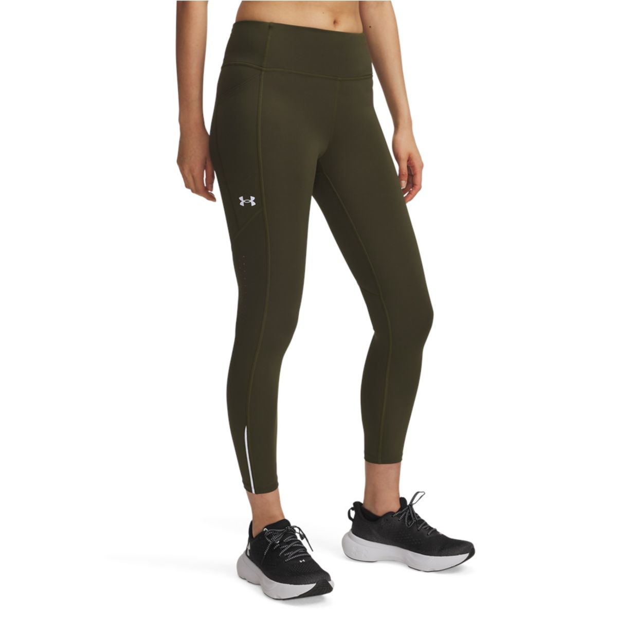 UNDER ARMOUR - Pantalón Mujer Under Armour LAUNCH ANKLE TIGHTS Verde UNDER ARMOUR