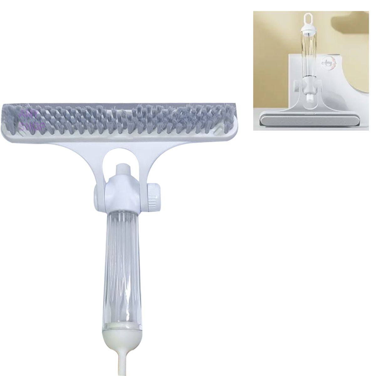 GENERICO - Limpia Vidrios Cepillo Multiusos Hogar Ventanas