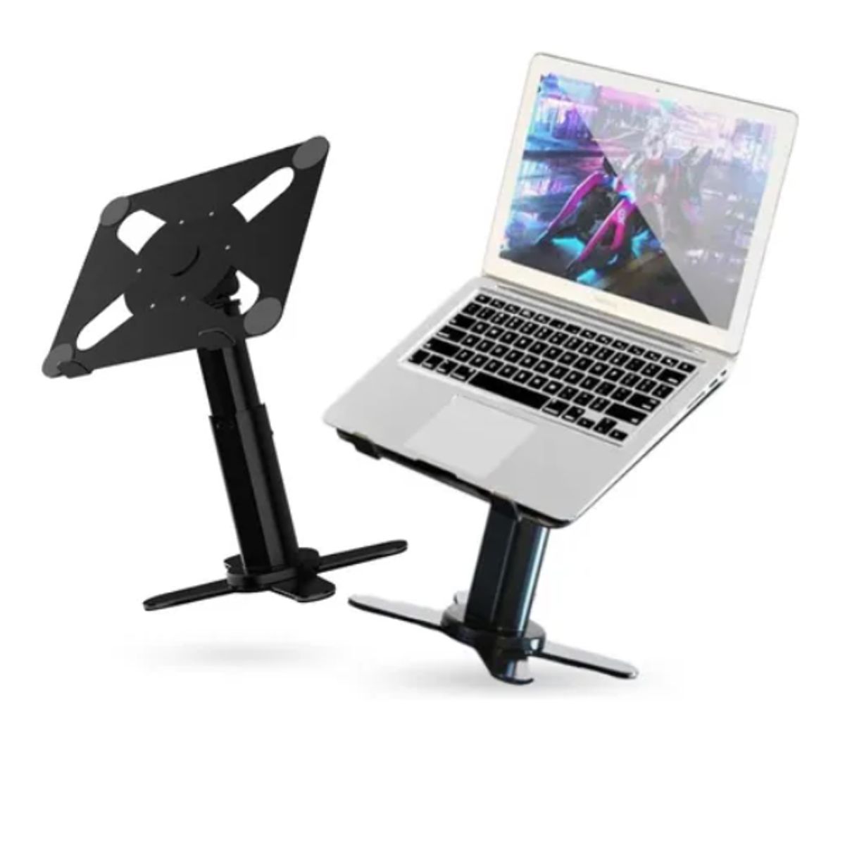 INNOVA - Soporte Base Ajustable Laptop Tablet 360° Aluminio Base Ergonómica