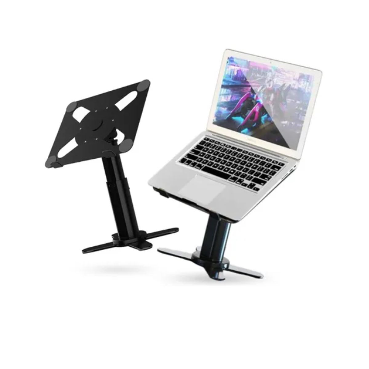 INNOVA - Soporte Base Ajustable Laptop Tablet 360° Aluminio Base Ergonómica