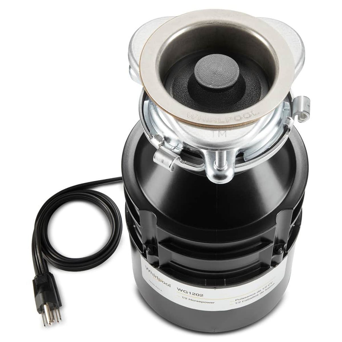 WHIRLPOOL - Triturador de desechos 12 HP Negro