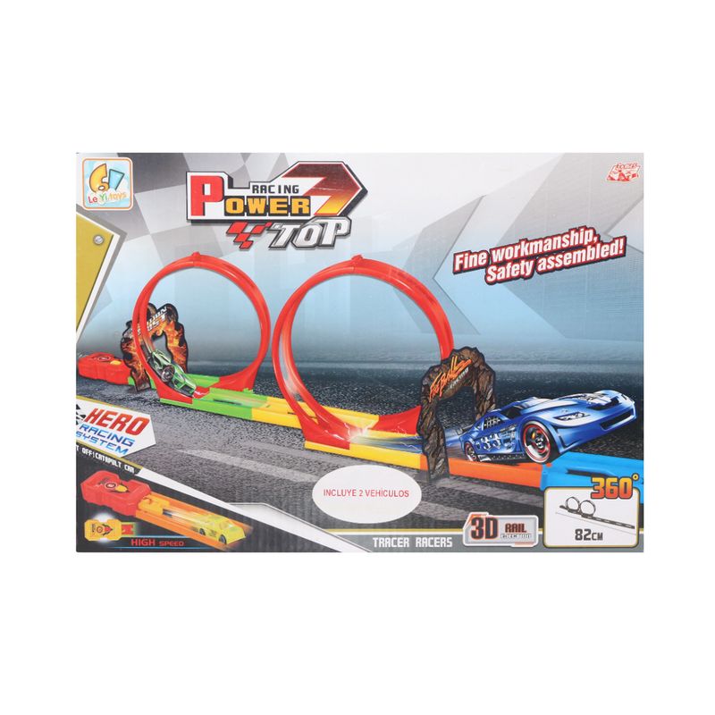 JUGUETELANDIA - Pista Manual Power Caja