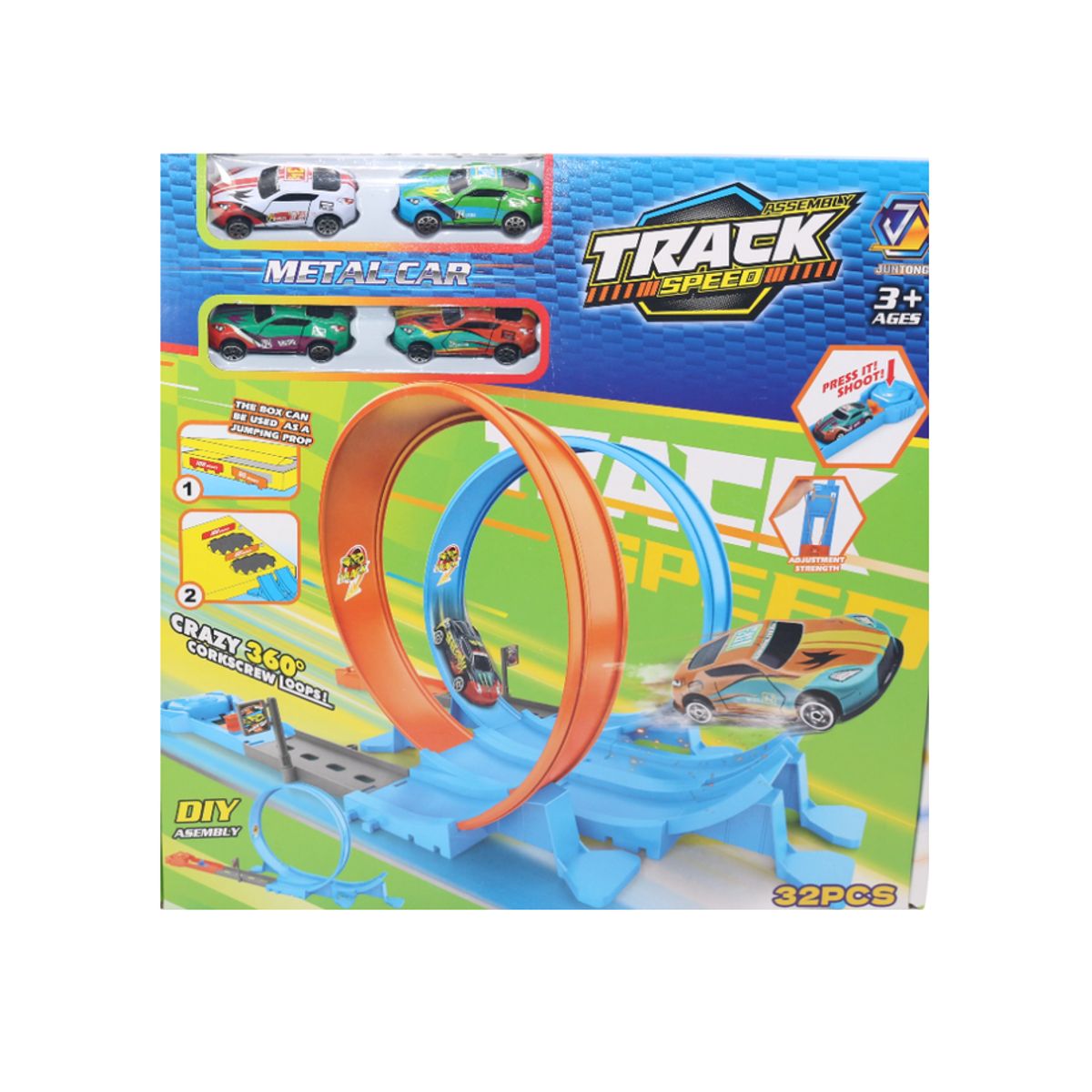 JUGUETELANDIA - Pista Manual Track Caja