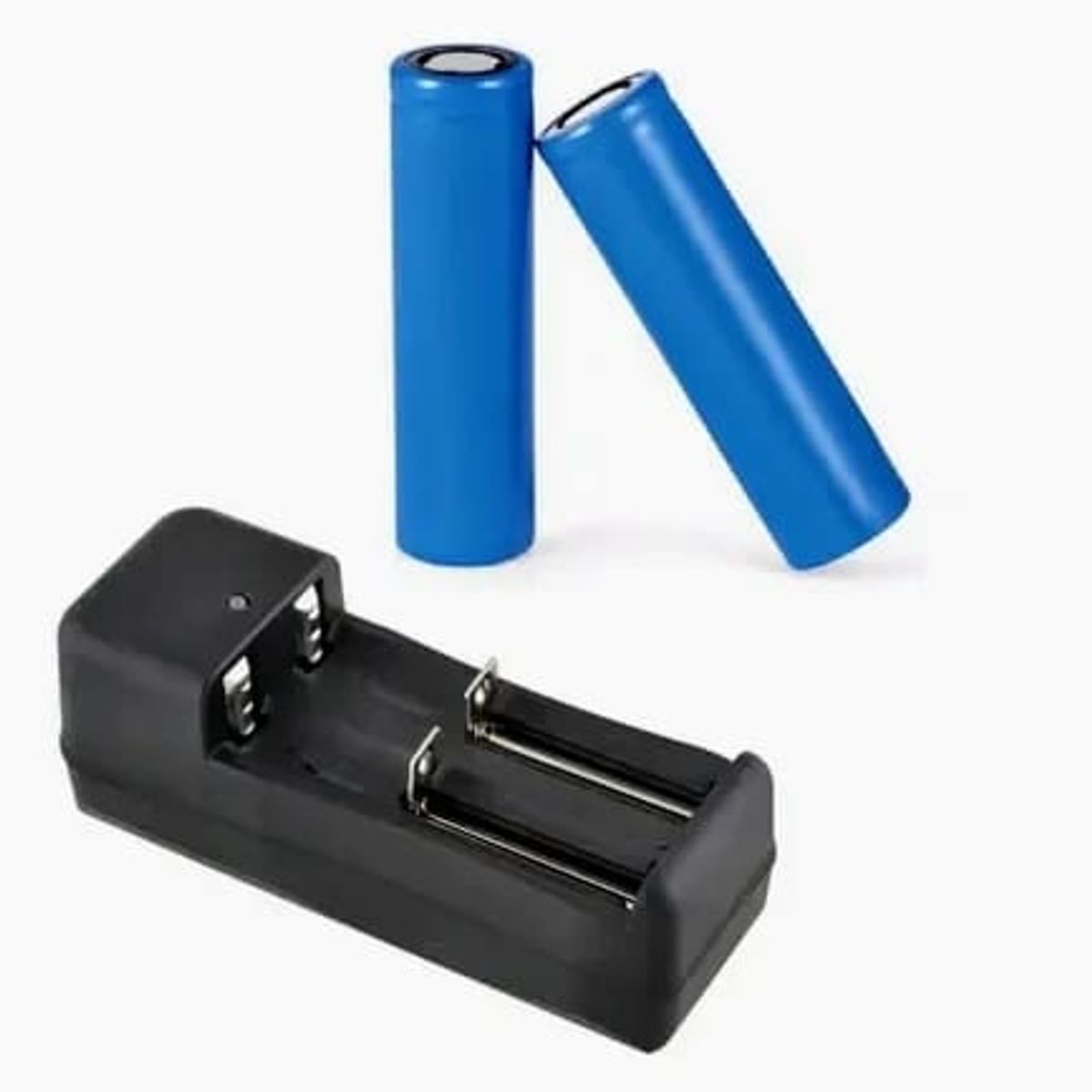 GENERICO - Cargador Dual Para Baterias 18650 Ref/ MH-X281 Pared 450mAh-3.7V