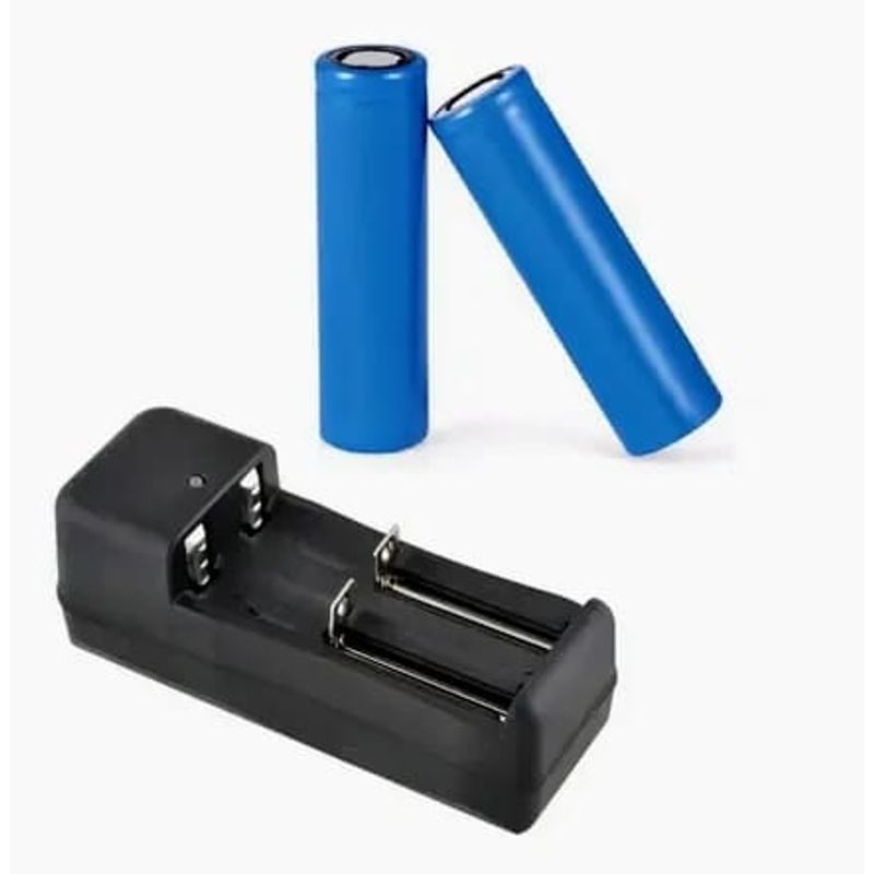 GENERICO - Cargador Dual Para Baterias 18650 Ref/ MH-X281 Pared 450mAh-3.7V