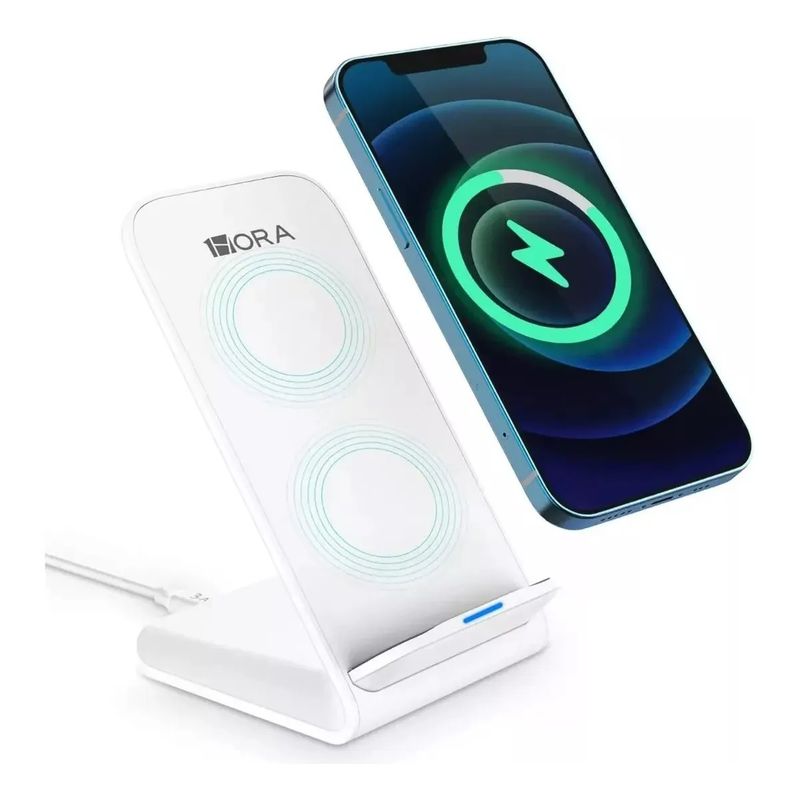 1 HORA - Soporte Celular Con Cargador Inalámbrico Portátil 15w Gar157