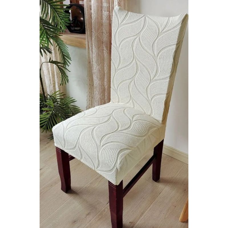 GENERICO - Funda protector para sillas comedor x6 Textura