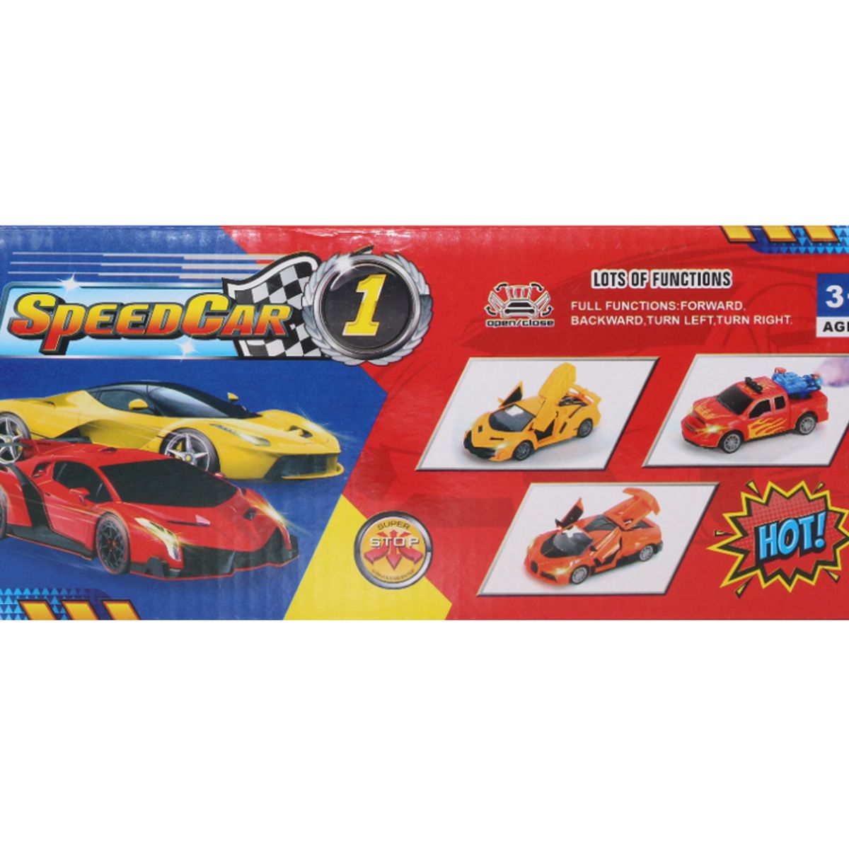 JUGUETELANDIA - Carro Speedcar RC Pilas Caja