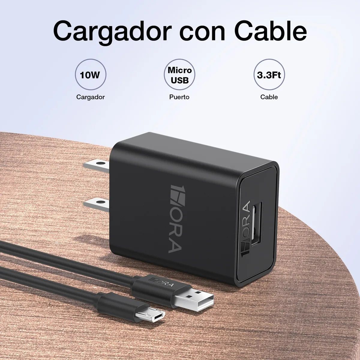 1 HORA - Cargador Usb Universal V8 GAR064 1hora