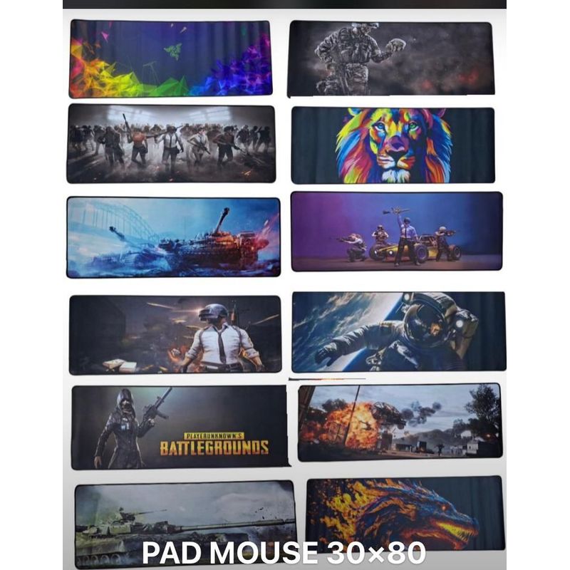 GENERICO - Alfombrillas Para Mouse Gamer Tamaño Extendido 30×80 Cm