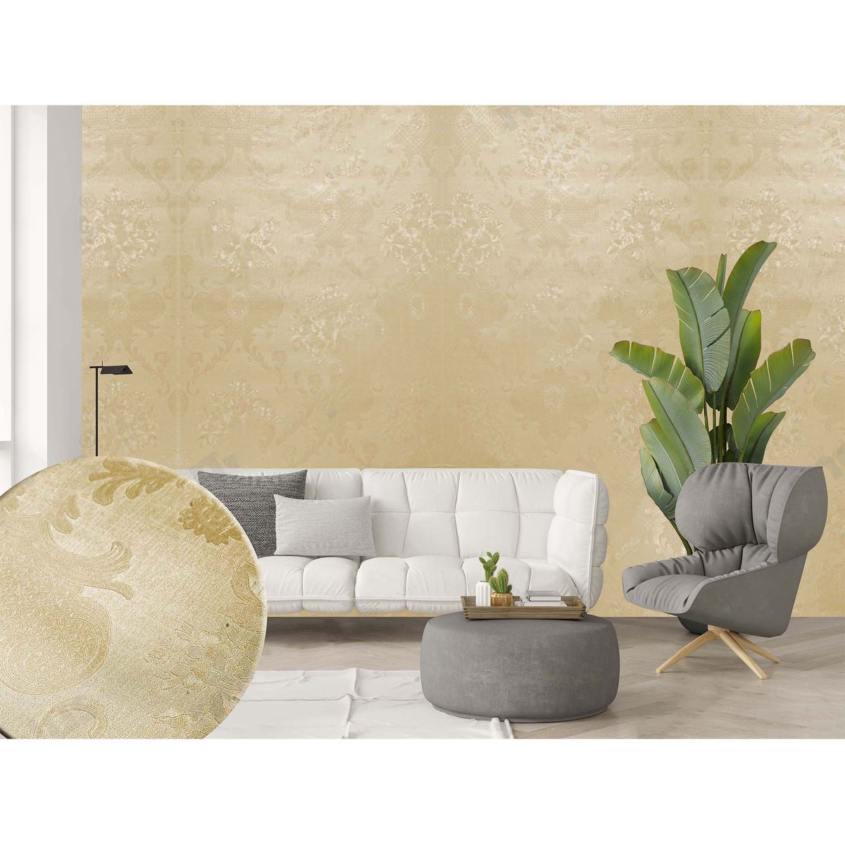 GENERAL - Papel Vinilo Adhesivo De 10 M X 45 Cm Beige