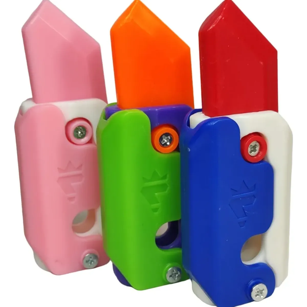 GENERICO - Juguete Mini Cuchillo 3d Navaja Antiestrés Retráctil Tiktok