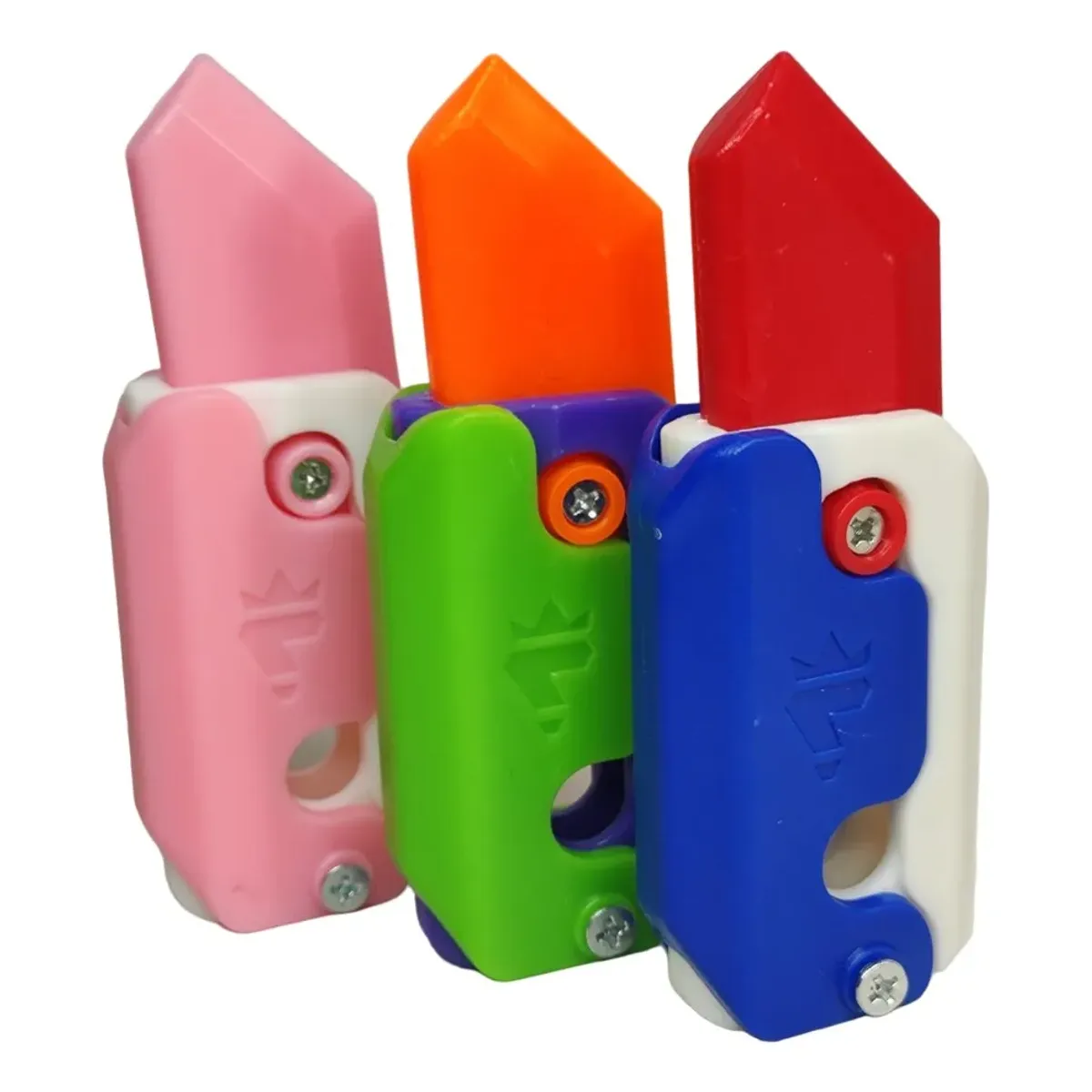 GENERICO - Juguete Mini Cuchillo 3d Navaja Antiestrés Retráctil Tiktok