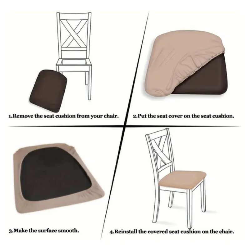 GENERICO - Protector Silla Comedor X 6