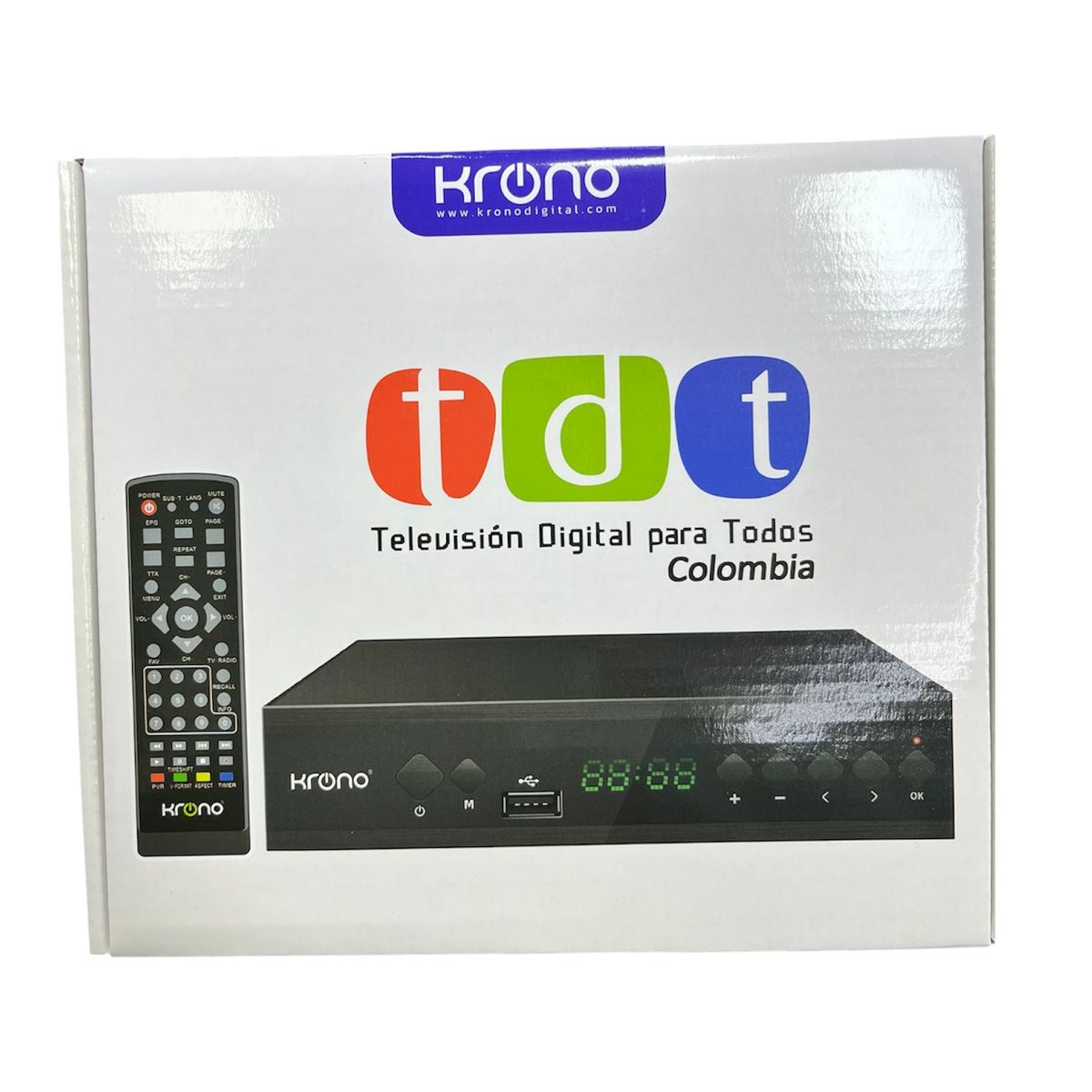 GENERICO - Decodificador Tdt Krono  Televisión Digital