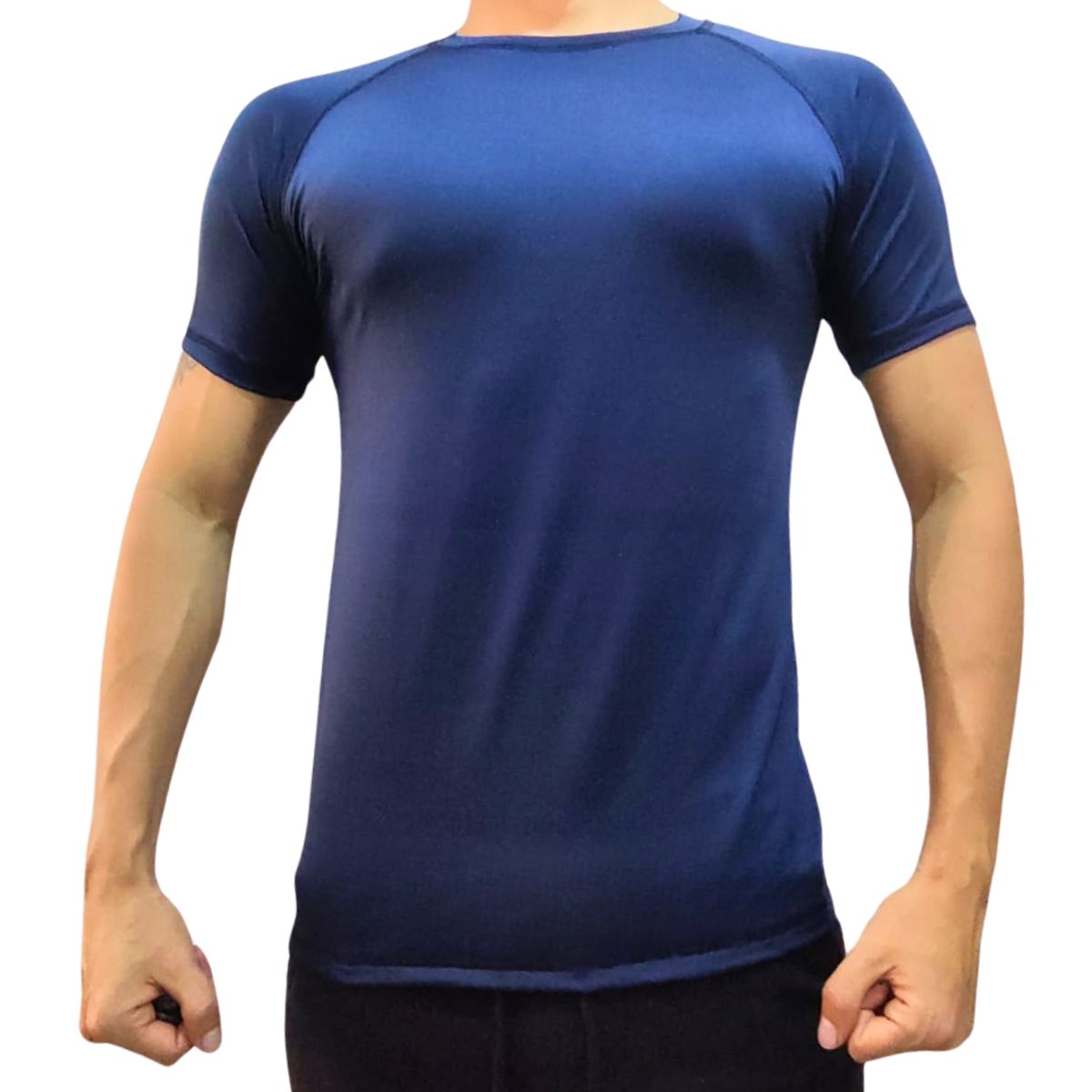 SPORT - Camiseta Deportiva Licra Fría de Compresión Gym Crossfit Ejercicios