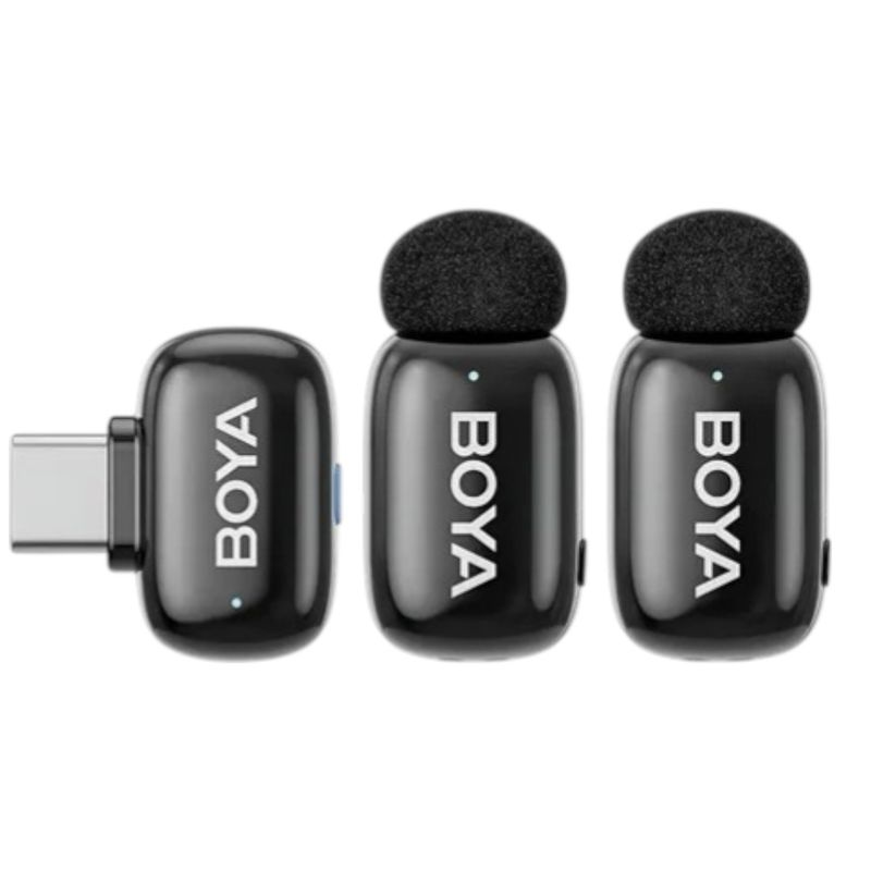 BOYA - Boya Micrófono de Solapa Para USB-C Cancelación de Ruido