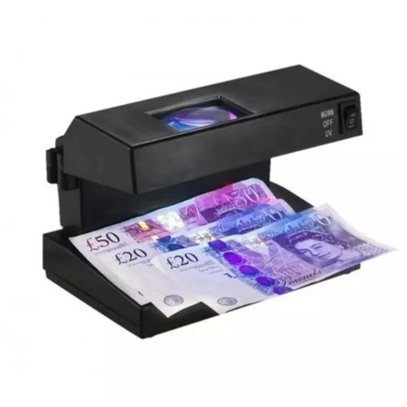 GENERICO - Maquina Detector Probador Revisar Billetes Dinero Falsos