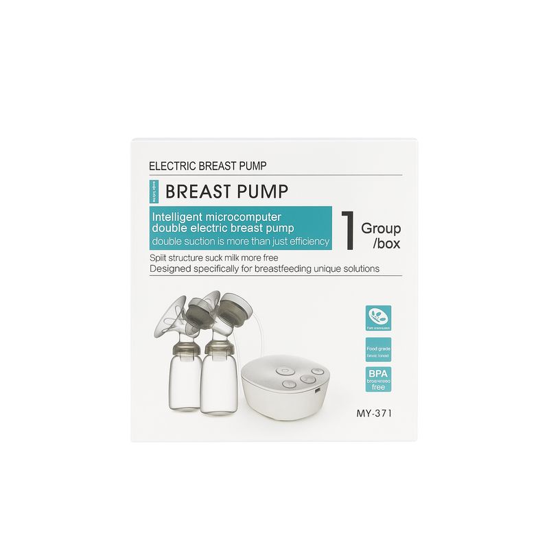 AMERICAN GENERICS - Extractor Eléctrico Doble de Leche Materna  Libre de BPA