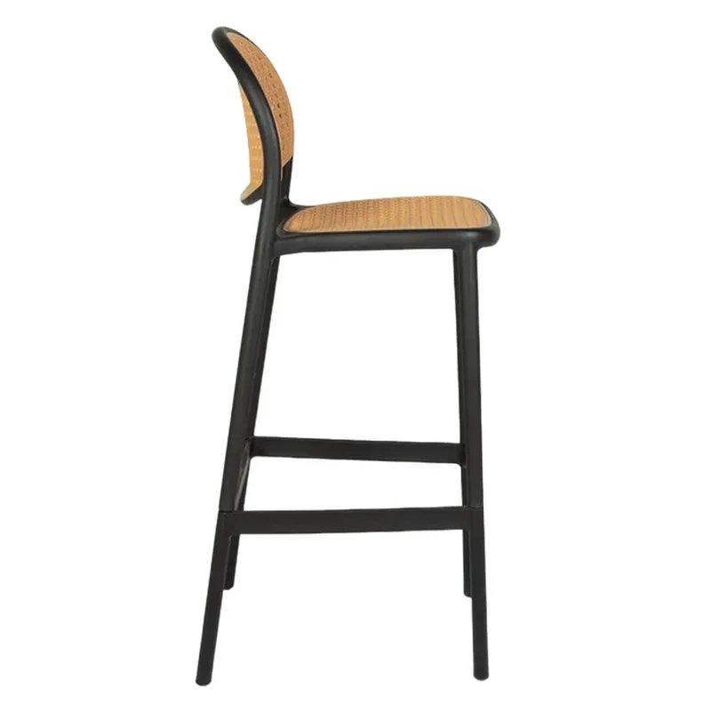 GENERICO - SILLA BARRA VERANO DOS ALTURAS Color Negro