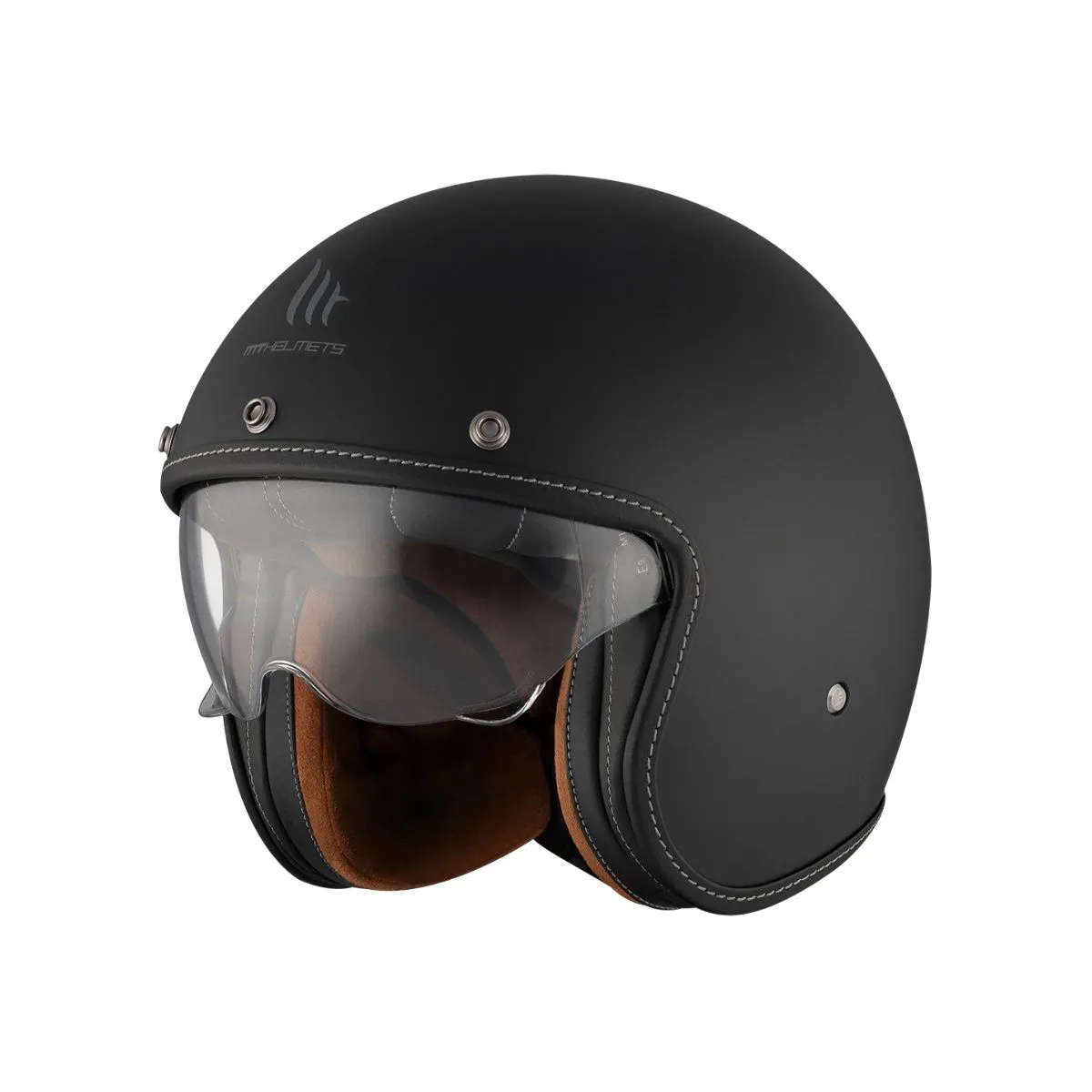 MT HELMETS - CASCO MOTO MT LE MANS CERTIFICADO ECE2206 CAFÉ RACER MATE