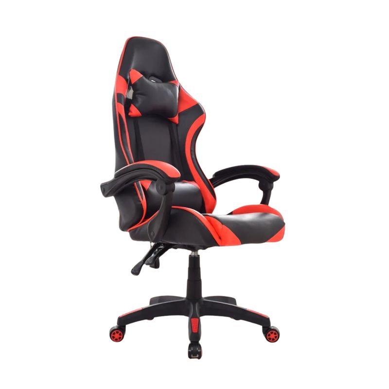 BONNO - Silla Gamer De Escritorio Acura Bonno Moderna Cómoda Color RojoNegro