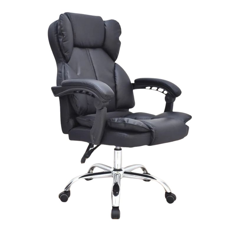 BONNO - Silla De Escritorio Delta Bonno Confortable Moderna Color Negro