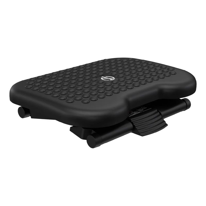 BONNO - Reposapiés Premium 3 Alturas Bonno Para Oficina, Cómodo, Color Negro