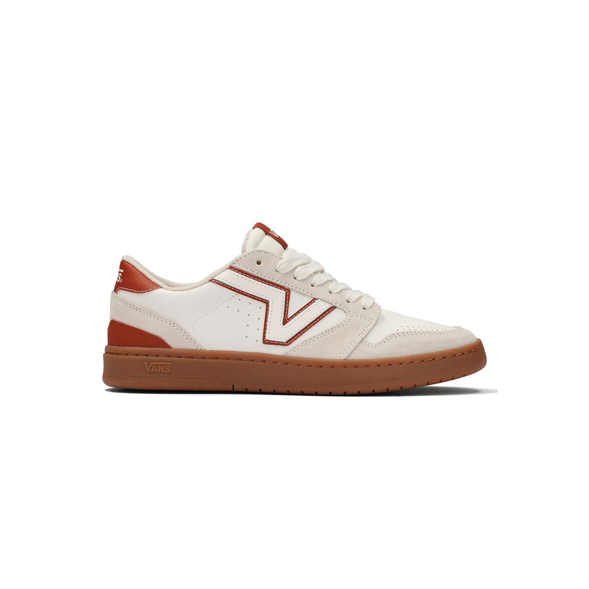 VANS - Tenis Hombre Vans Lowland 2.0 Blanco/Rojo VANS