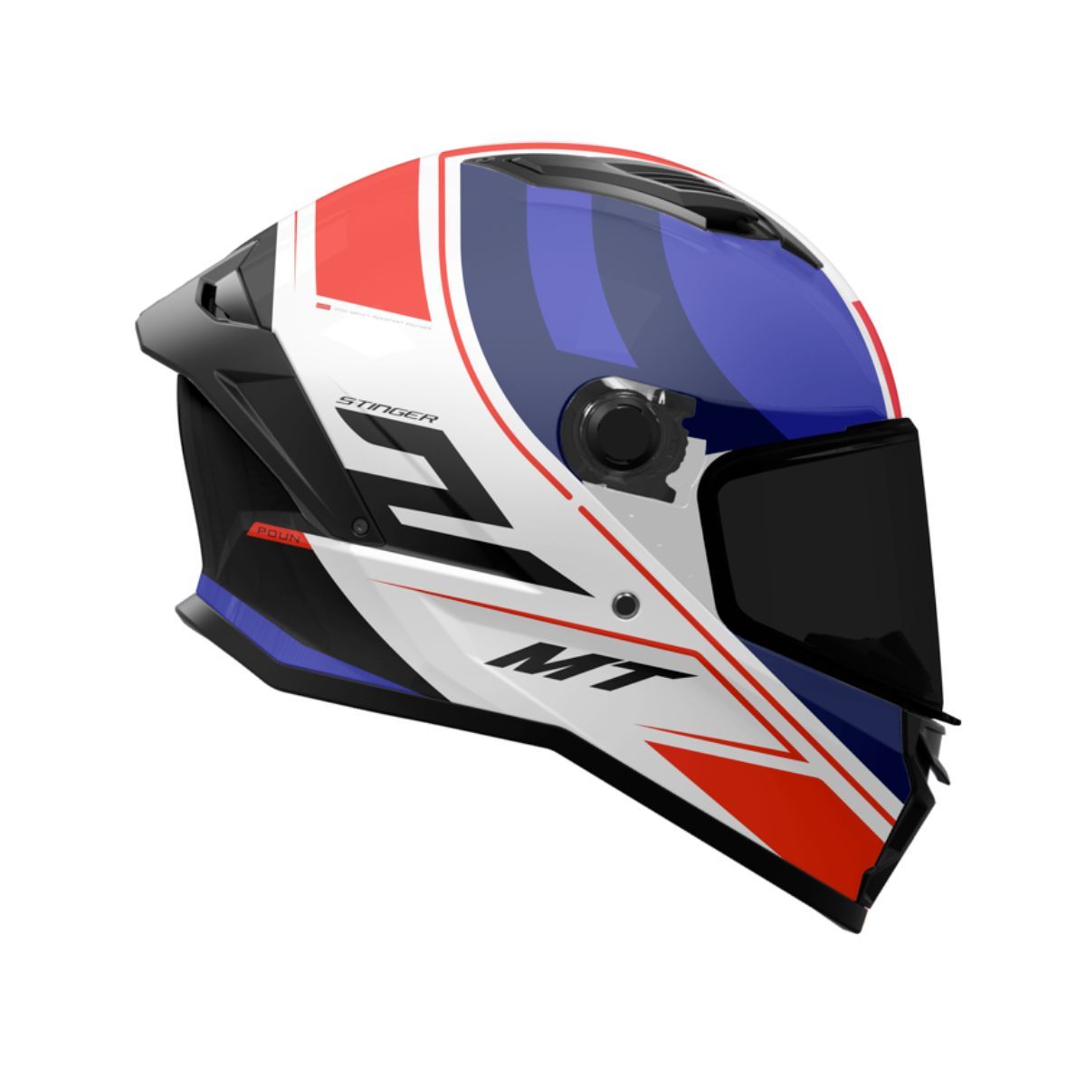 MT HELMETS - CASCO MT STINGER 2 CERTIFICADO ECE2206 POUN AZUL BRILLO