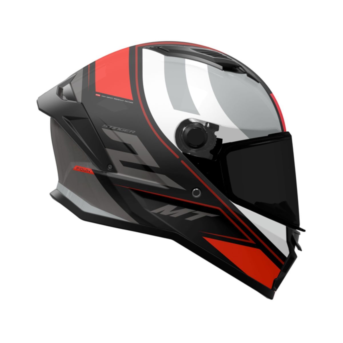 MT HELMETS - CASCO MT STINGER 2 CERTIFICADO ECE2206 POUN ROJO BRILLO