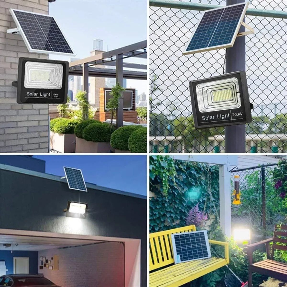 CLEAR - Reflector Solar 200W Lampara Control Remoto