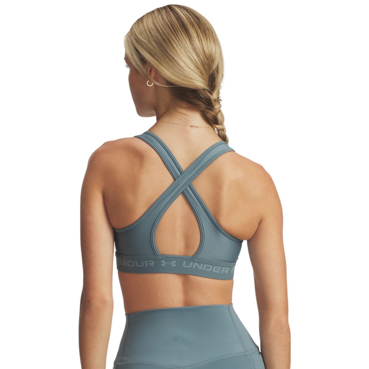 UNDER ARMOUR - Sujetador Mujer Under Armour CROSSBACK MID BRA Azul UNDER ARMOUR