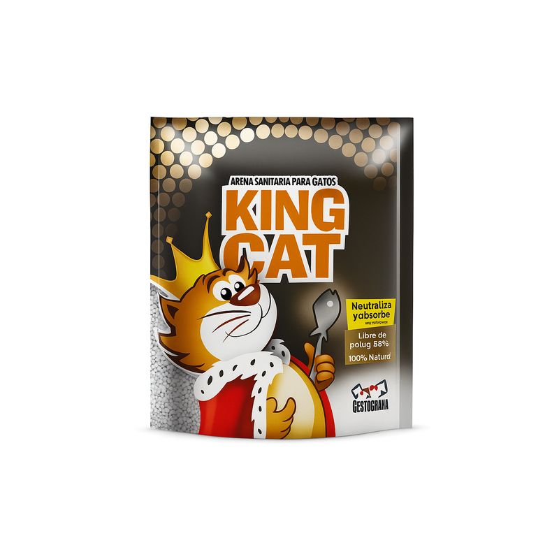 GENERICO - Arena para gatos King Cat 25kg