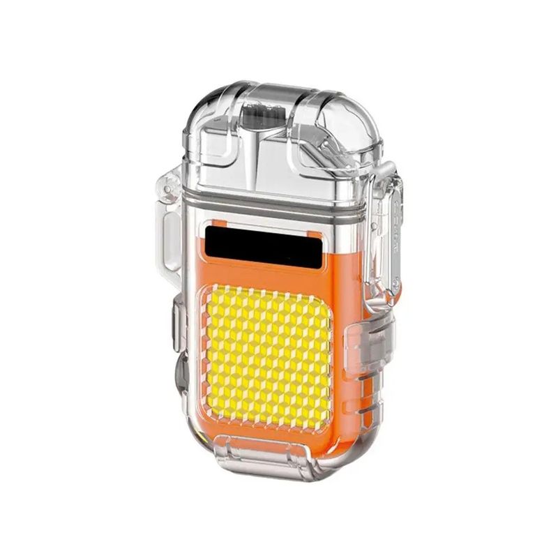 GENERICO - Linterna De Bolsillo Led 3 Modos Con Encendedor Recargable