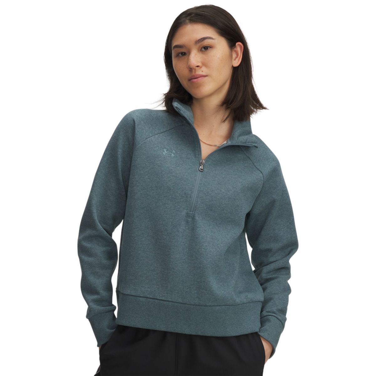 UNDER ARMOUR - Buzo Mujer Under Armour UA RIVAL FLEECE HZ Azul UNDER ARMOUR