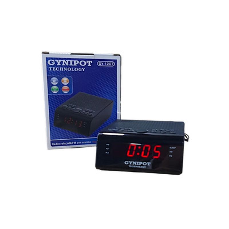 GENERICO - Radio Reloj Despertador Digital Corriente Directa