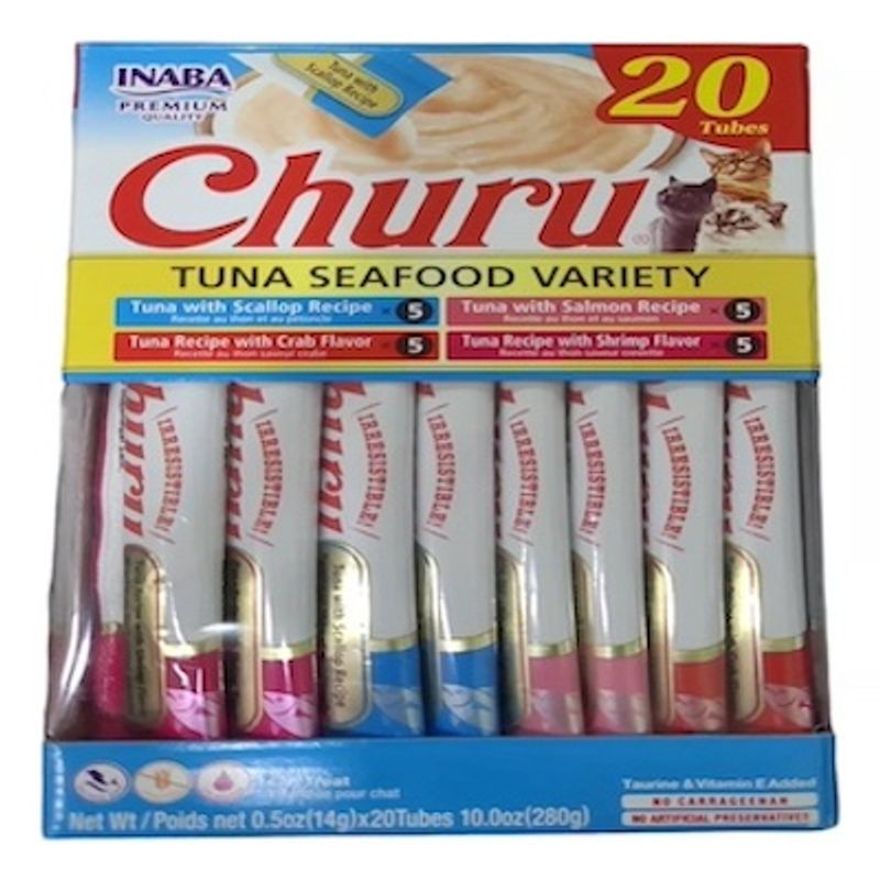 GENERICO - Snack para Gatos Churu tuna variado azul 20und