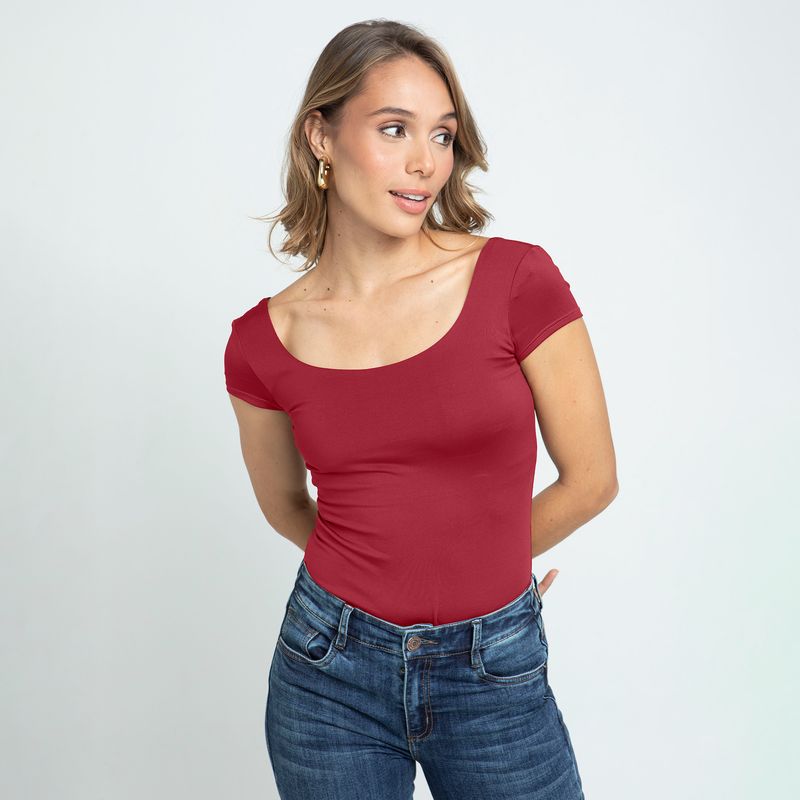 ADRISSA - Blusa Básica Rebeca Para Mujer Adrissa