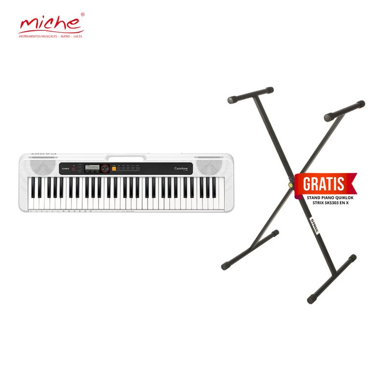 CASIO - TECLADO CASIO CT-S200 CASIOTONE COLOR BLANCO