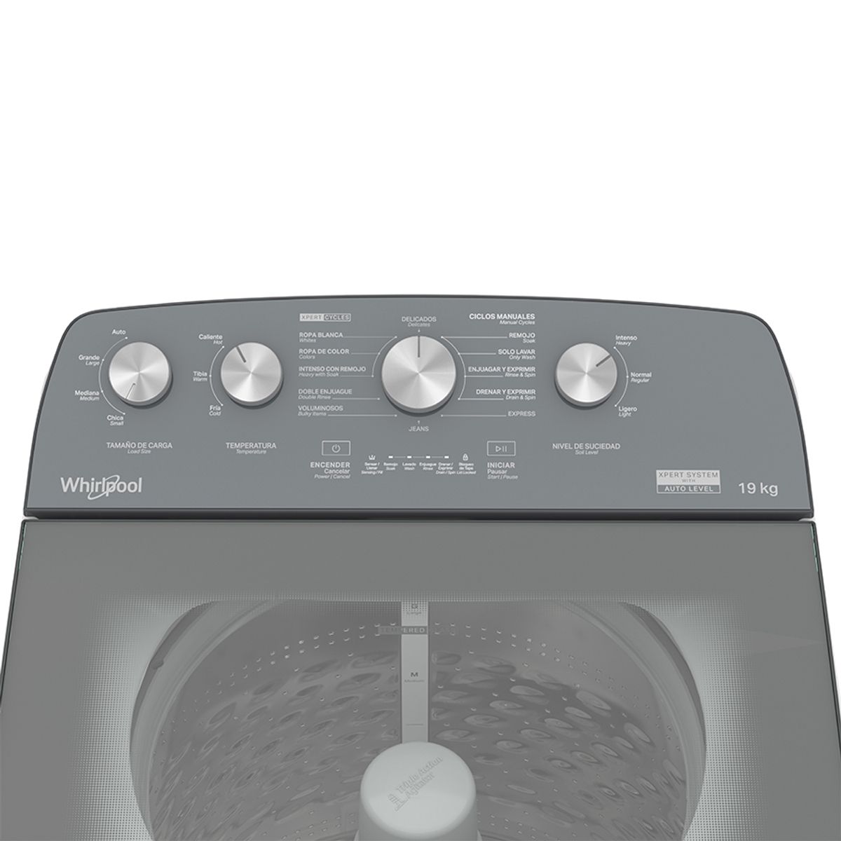 WHIRLPOOL - Lavadora Carga Superior 19kg